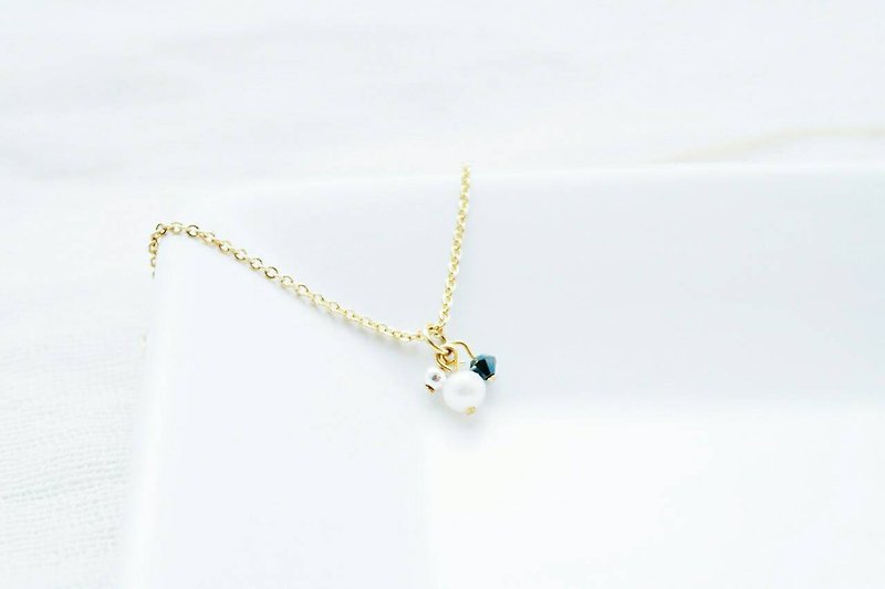 "Birthday Crystal" fine clavicle chain birthday party funds - Collar Necklaces - Gemstone 