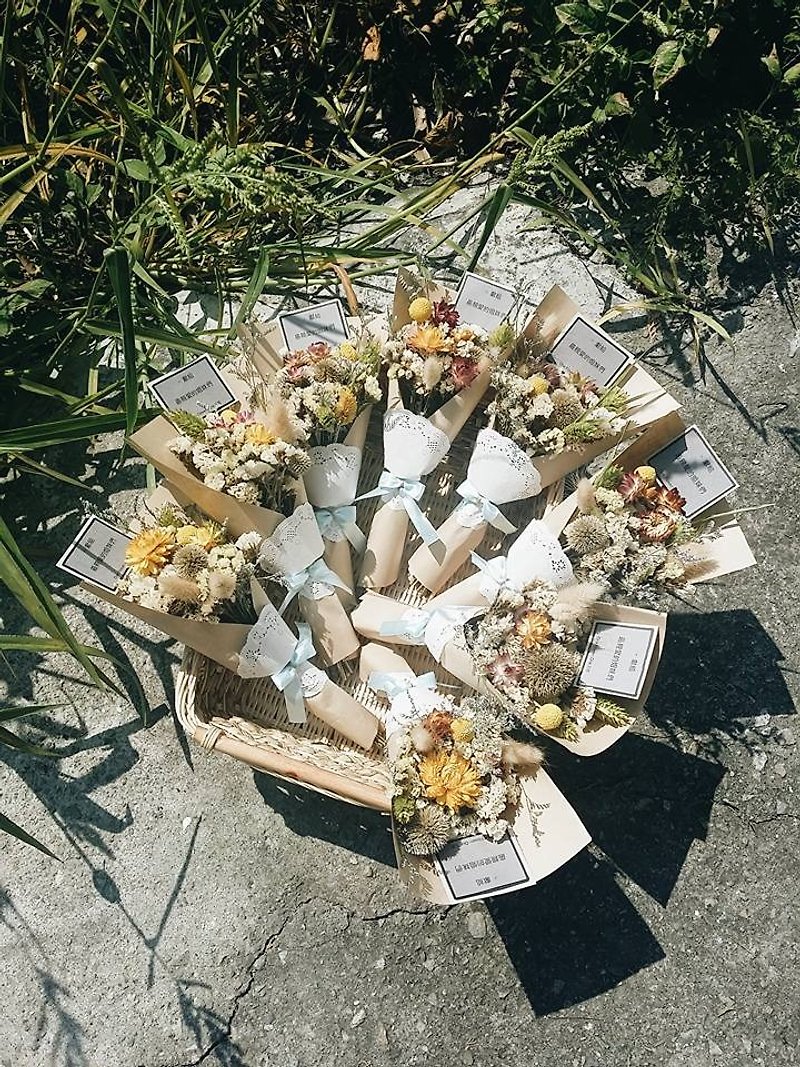 ▫One spendthrift ▫ sun dried bouquet of small villages - Plants - Plants & Flowers Multicolor