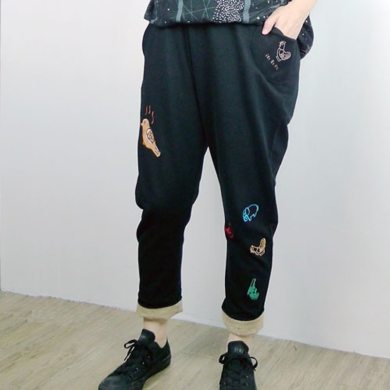 Urb. Chicken cake low-grade pants (M / L optional) - Women's Pants - Other Materials Black