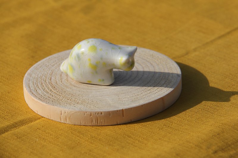 Spot color dumpling cat 04 - Pottery & Ceramics - Other Materials 