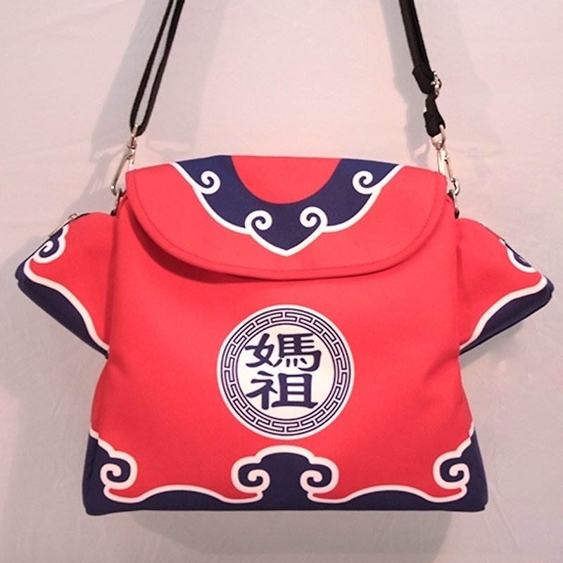 Mazu package (red and blue) - กระเป๋าแมสเซนเจอร์ - วัสดุอื่นๆ สีแดง