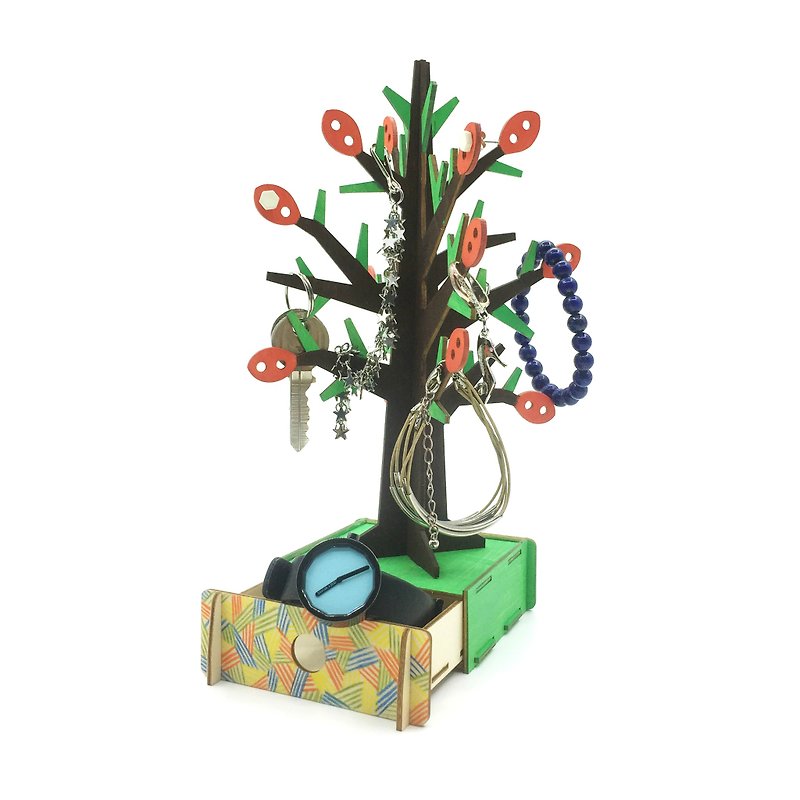Jigzle® 3D three-dimensional jigsaw puzzle series | wooden puzzle tree ornaments | Super Healing - Items for Display - Wood Brown