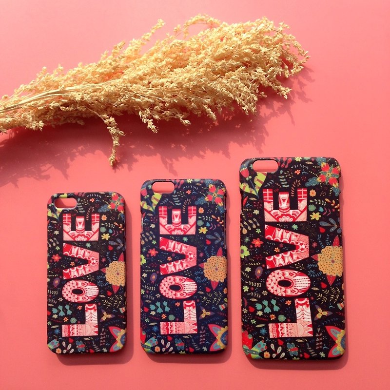 D.W.L'S LITTLE SHOP-[love］iPhone 6＋手機殼／背壳 - 手機殼/手機套 - 塑膠 多色