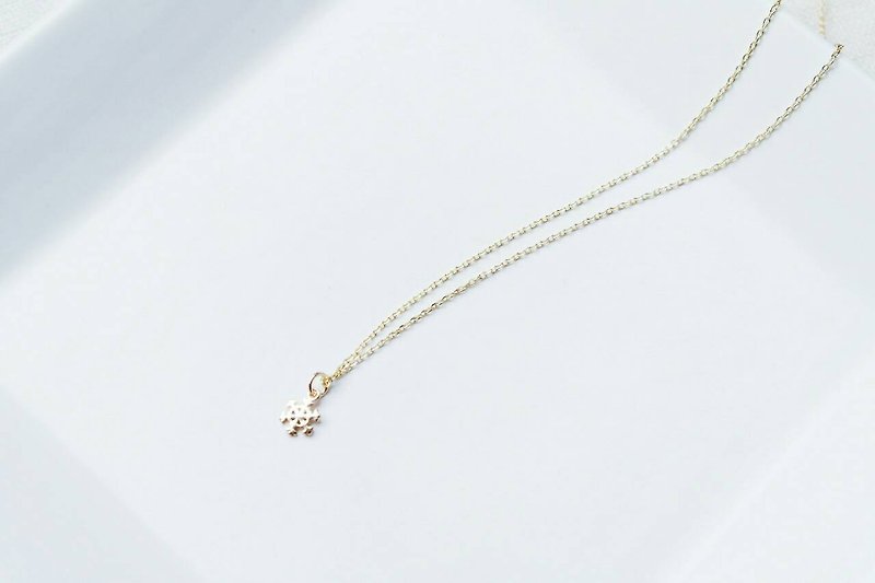 "Classic Series" Mini Snow fine clavicle chain - Collar Necklaces - Gemstone 