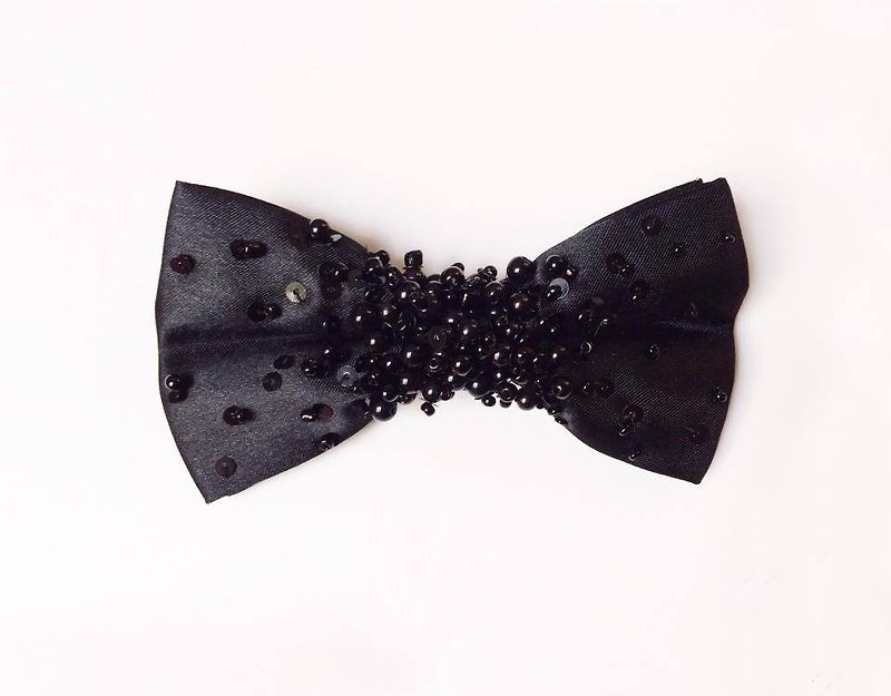 Black Pearl nail workers bow tie Bowtie - Ties & Tie Clips - Other Materials 