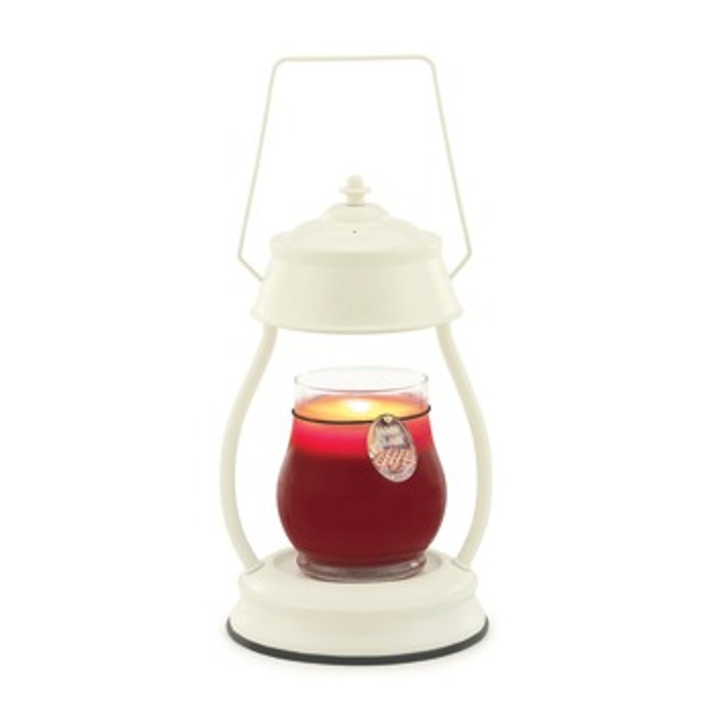 Retro candle fragrance oil lamp - White - เทียน/เชิงเทียน - โลหะ ขาว