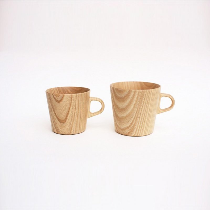 Kami 原木馬克杯(小) | WOOW COLLECTION - マグカップ - 木製 カーキ