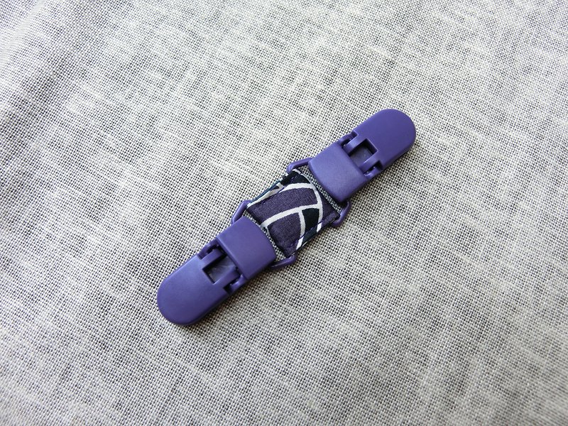 Wild Peony - Double Handkerchief Clip - Bibs - Other Materials Purple