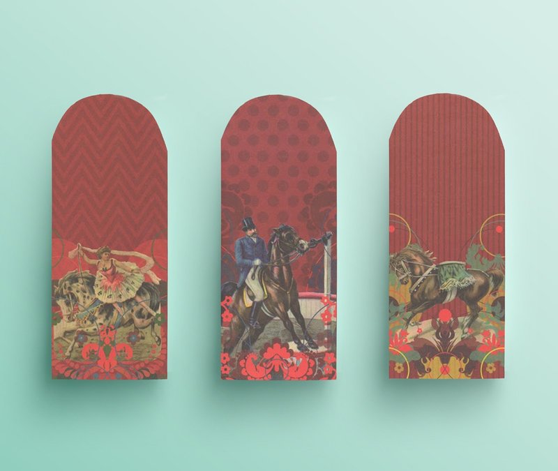 【文藝復興】系列︱Vintage Series < 3 入 > - 紅包袋/春聯 - 紙 多色