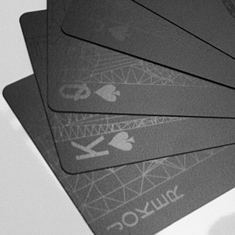 『若隱若現黑卡』耶誕新年交換禮物/ Black Cards / 酷黑撲克牌 - 其他 - 塑膠 黑色