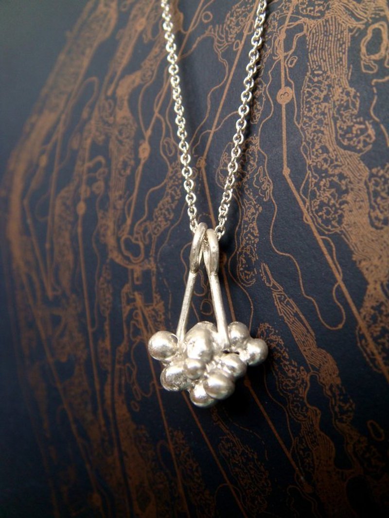 【StUdio】- Dot series necklace 2 - สร้อยคอ - โลหะ ขาว