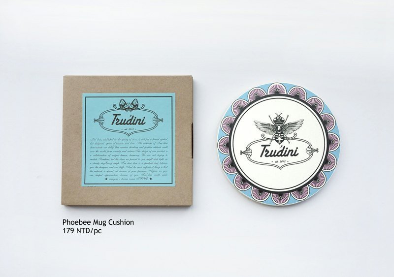 Tru'dini 蜜蜂陶瓷吸水杯墊（可搭配蜂鳥杯一起購買） - コースター - その他の素材 