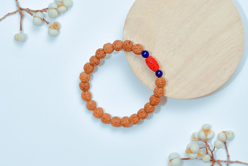 Suddenly (Bracelet Series) Vajra Bodhi-Strength - สร้อยข้อมือ - พืช/ดอกไม้ สีส้ม