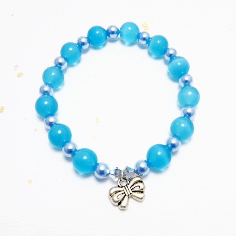 Blues ◆ blue - Swarovski Crystal Pearl / Stone/ bracelet bracelet gift custom designs - งานโลหะ/เครื่องประดับ - กระดาษ สีน้ำเงิน