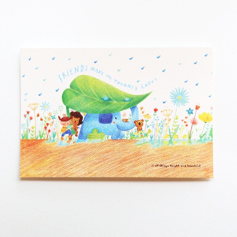 Friends Postcard - Cards & Postcards - Paper Multicolor