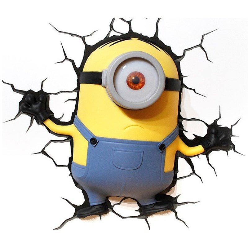 3D Light FX - Minions Series Stuart - 3D立體造型燈 小小兵 史都華 - 燈具/燈飾 - 塑膠 黃色