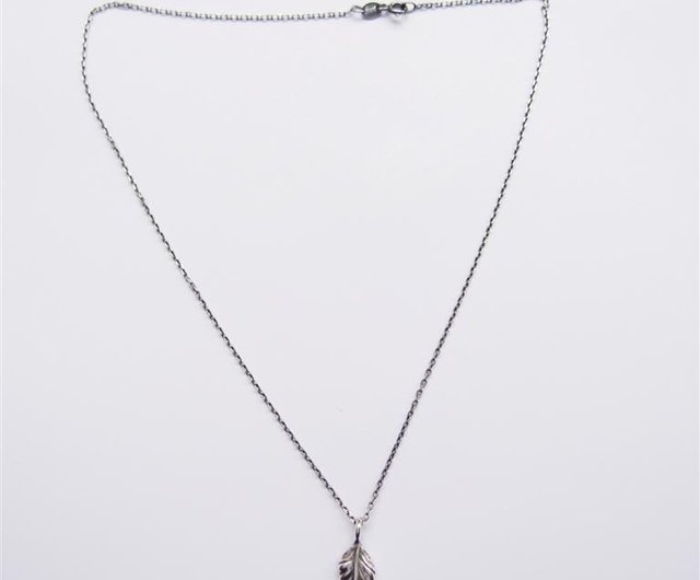 リーフ---925スターリングシルバーネックレス - ショップ shiwu