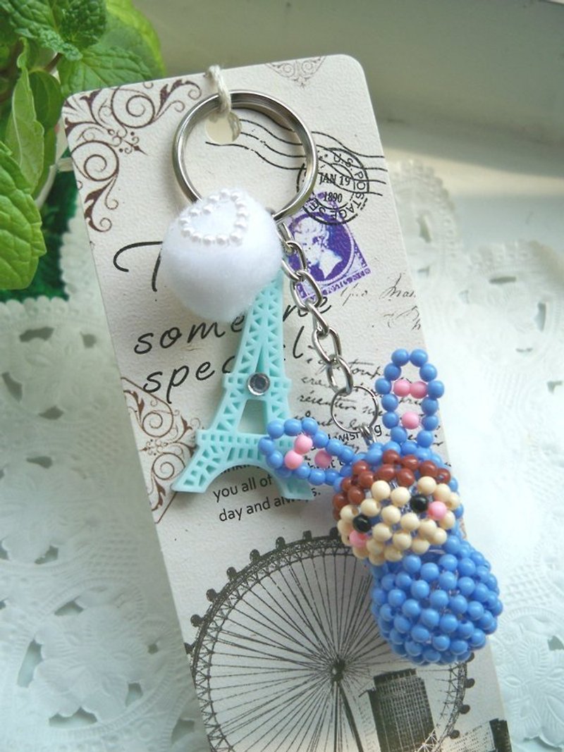 French rabbit (blue) - Charms - Other Materials Blue