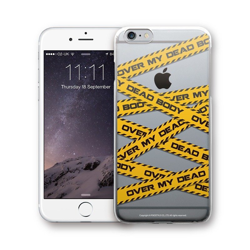 AppleWork iPhone 6/6S/7/8 太陽花保護殼 - 踏過我的屍體 PSIP-303 - 手機殼/手機套 - 塑膠 黃色