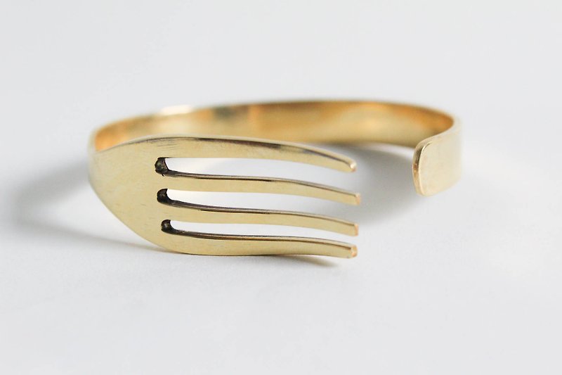 Fork Bangle - Bracelets - Other Materials 