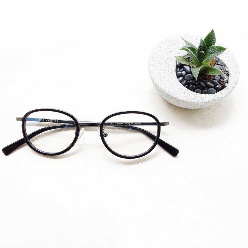 New retro wild black small round box - Glasses & Frames - Plastic Black