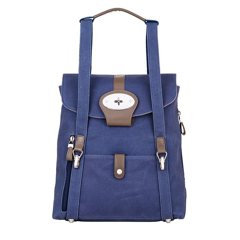 Clearance -13 "Baker Backpack-Blue - กระเป๋าเป้สะพายหลัง - วัสดุอื่นๆ หลากหลายสี