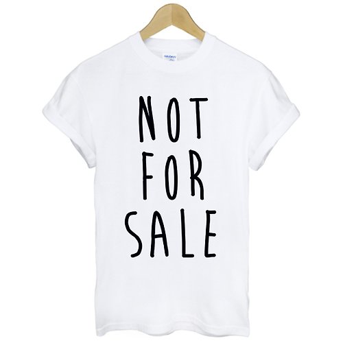 hipster NOT FOR SALE短袖T恤-2色 非賣品 文青 藝術 設計 時髦 文字 時尚