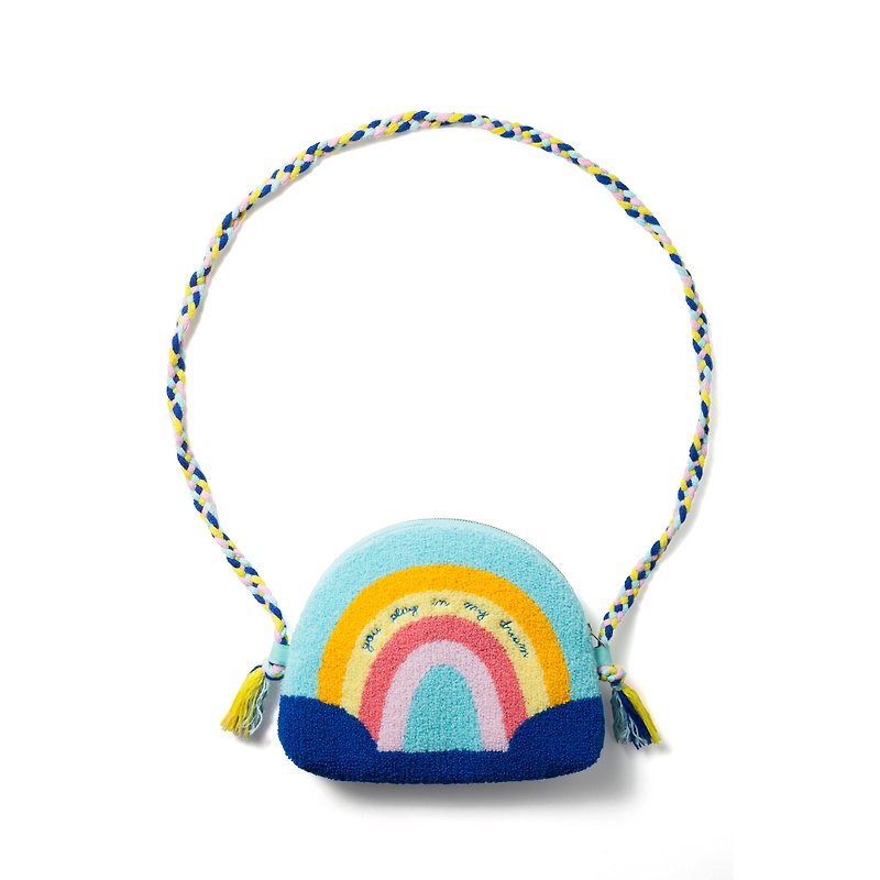 Rainbow Embroidery bags - กระเป๋าแมสเซนเจอร์ - วัสดุอื่นๆ หลากหลายสี