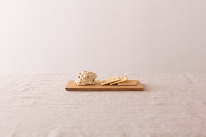 Pint! Japan You wood flat plate (small) - เครื่องครัว - ไม้ สีนำ้ตาล