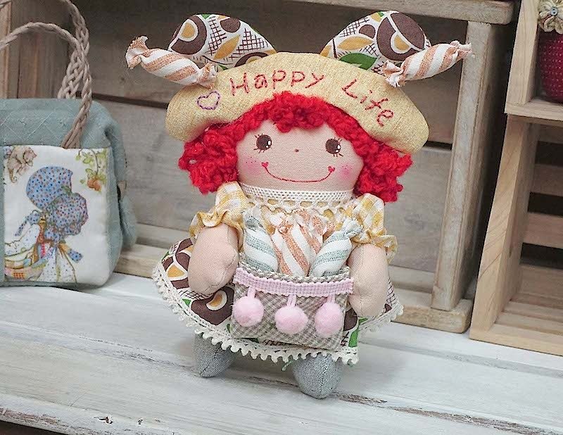 Ragdoll January Happy Little Baby - ตุ๊กตา - ผ้าฝ้าย/ผ้าลินิน หลากหลายสี