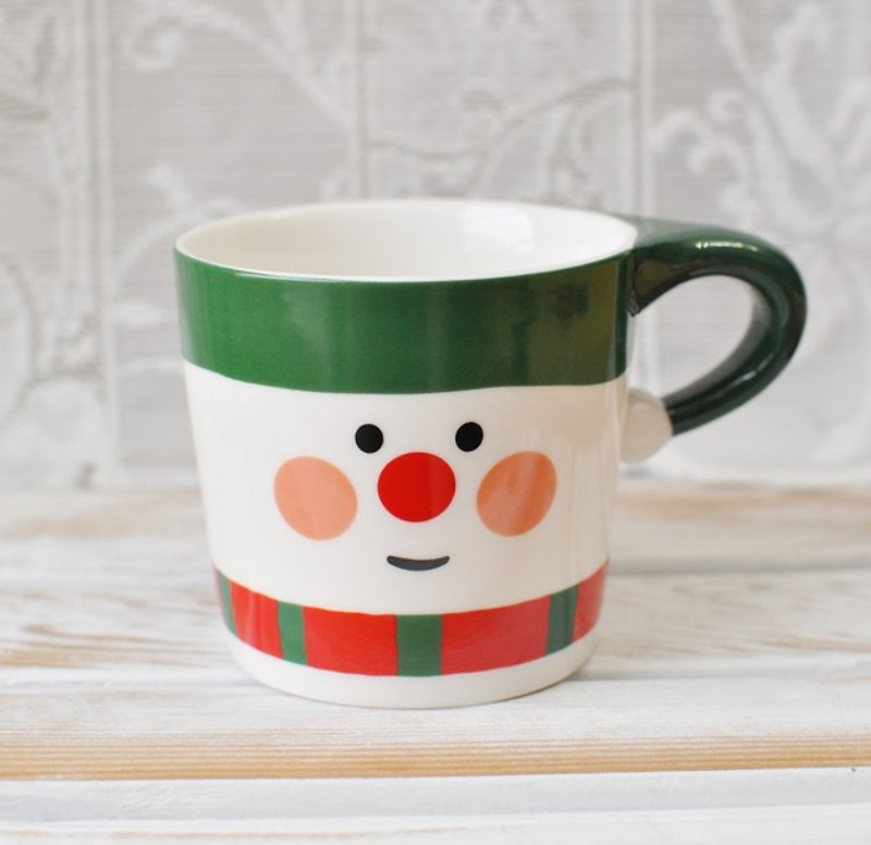 [Japan Decole] limited edition Christmas mug Christmas ★ Christmas Snowman JOLLY