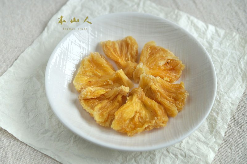 Dried pineapple [Taiwanese style of the mountain people] Lightweight bag dried pineapple non-candied fruit - ผลไม้อบแห้ง - พืช/ดอกไม้ สีกากี