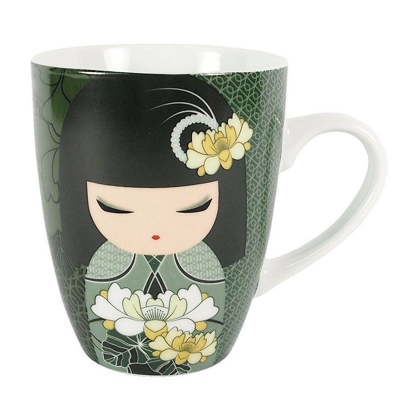 Mug-Tsuki Optimistic [Kimmidoll Cups-Mugs] - Mugs - Other Materials Green