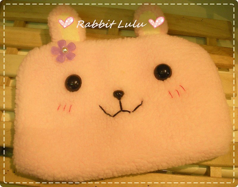 RABBITLULU [rabbit] Cosmetic Pouch Pencil creative market Hands - Toiletry Bags & Pouches - Other Materials 