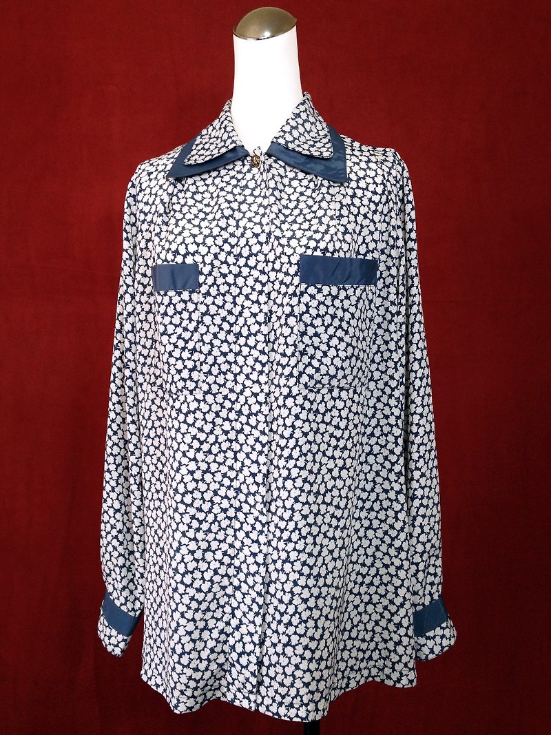 Ping-pong vintage [vintage shirt / double collar Long vintage shirt] abroad back to quality selection VINTAGE - เสื้อเชิ้ตผู้หญิง - วัสดุอื่นๆ หลากหลายสี