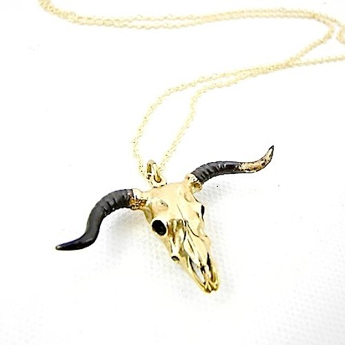 MAFIA JEWELRY Zodiac pendant Bull skull is for Taurus