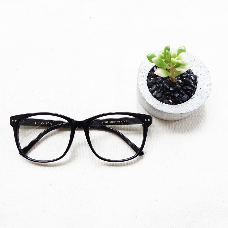 European and American big-box pinkoi limited clearing price - Glasses & Frames - Plastic Black