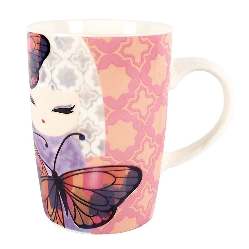 Mug-Ana is kind and kind [Kimmidoll Cup-Mug] - แก้วมัค/แก้วกาแฟ - ดินเผา สึชมพู