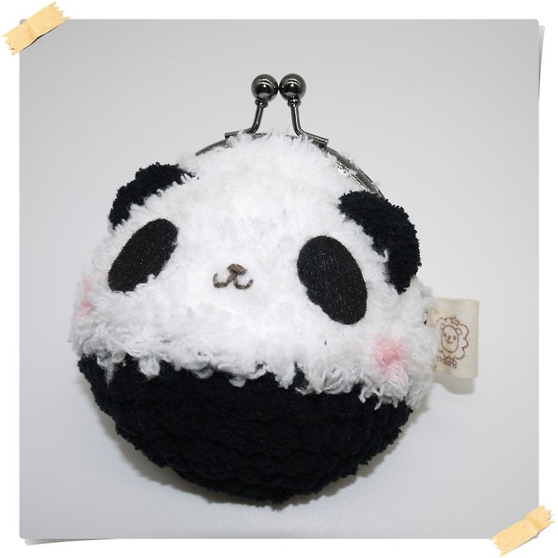 Marshmallow animal mouth gold package - Panda - Coin Purses - Other Materials White
