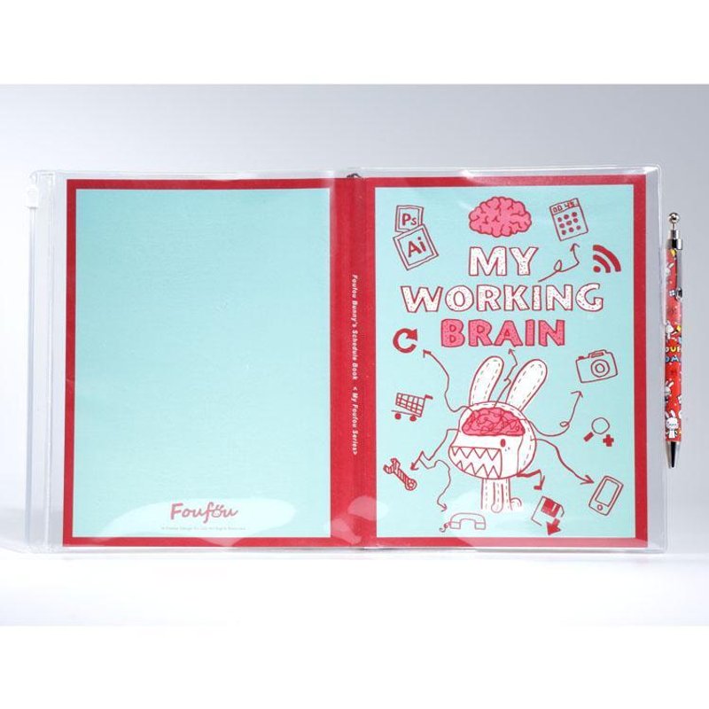 《Foufou》MY萬用手帳 - Working Brain - 筆記本/手帳 - 紙 多色