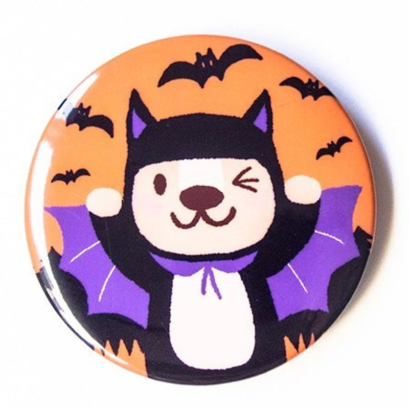 [SamBou] Halloween Badge: Batman Arno - Badges & Pins - Plastic Orange