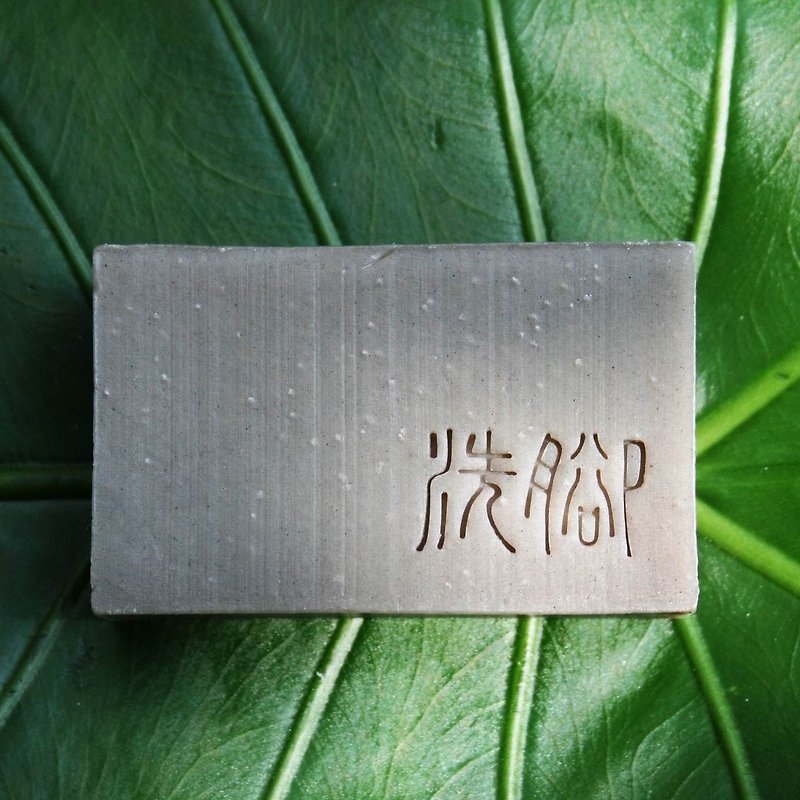 【Monka Soap】Foot Wash Soap-Special for Washing Feet/Foot Cleaning/Foot Refreshing - Soap - Other Materials Gray