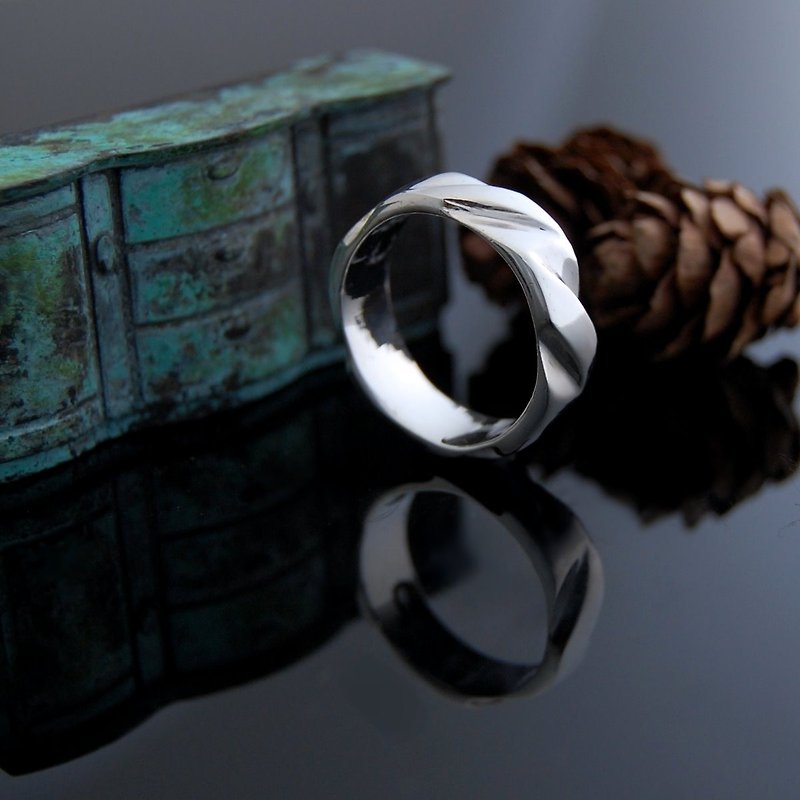 Locus (‧ Wide Silver ring) - General Rings - Sterling Silver 