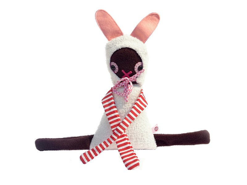 ★ ★ gift of choice Netherlands esthex Hand-sewn doll collection safety material - Lola Bunny / pink rabbits - ตุ๊กตา - ผ้าฝ้าย/ผ้าลินิน สึชมพู