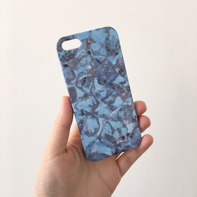 Abstract ice blue winter time 3D Full Wrap Phone Case, available for  iPhone 7, iPhone 7 Plus, iPhone 6s, iPhone 6s Plus, iPhone 5/5s, iPhone 5c, iPhone 4/4s, Samsung Galaxy S7, S7 Edge, S6 Edge Plus, S6, S6 Edge, S5 S4 S3  Samsung Galaxy Note 5, Note 4, N - อื่นๆ - พลาสติก 