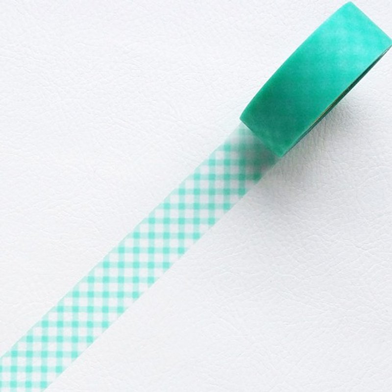 NICHIBAN Petit Joie Mending Tape 花漾膠帶 (PJMD-15S019) - 紙膠帶 - 其他材質 綠色