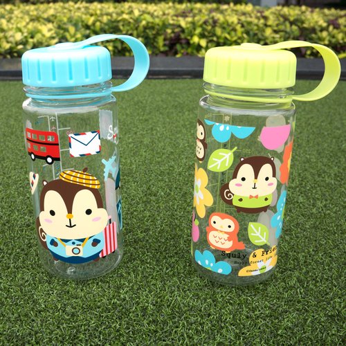 Tritan Water Bottle (Flower Pattern) - E002SQH