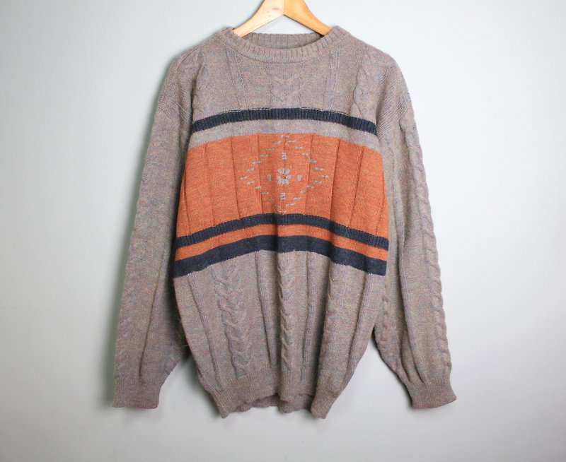 FOAK vintage vintage color fish twist sweater - Men's Sweaters - Other Materials Multicolor