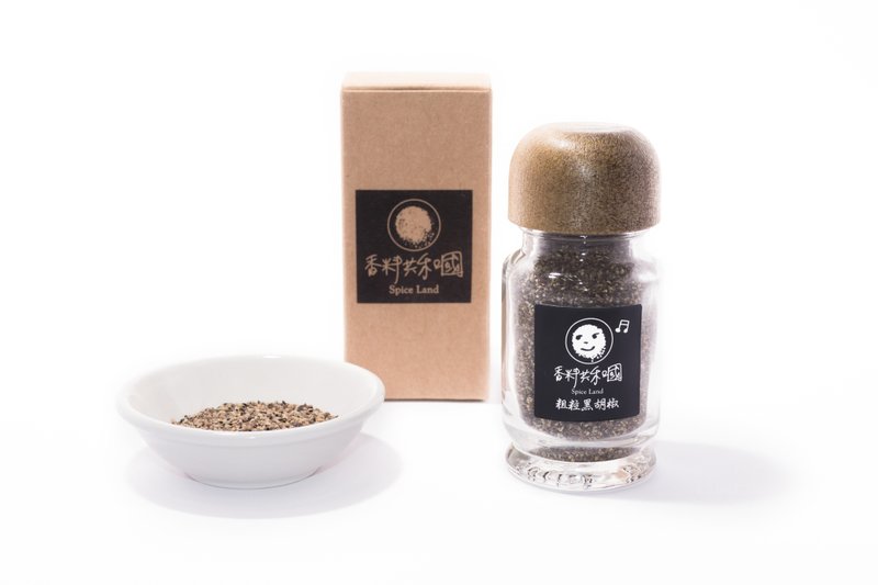 【香料共和國】100%純正 粗粒黑胡椒 - 醬料/調味料 - 新鮮食材 黑色