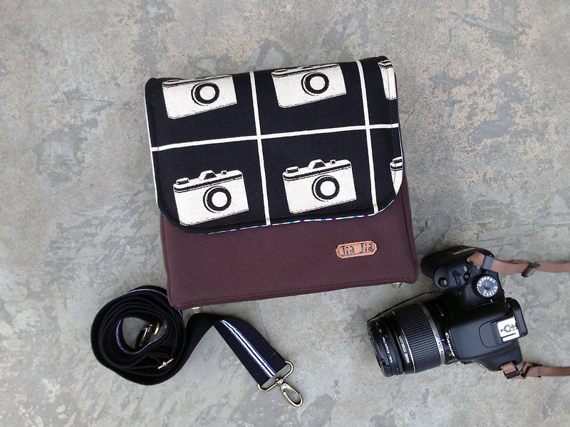 SLR is a camera bag bag --- - กระเป๋ากล้อง - วัสดุอื่นๆ สีดำ